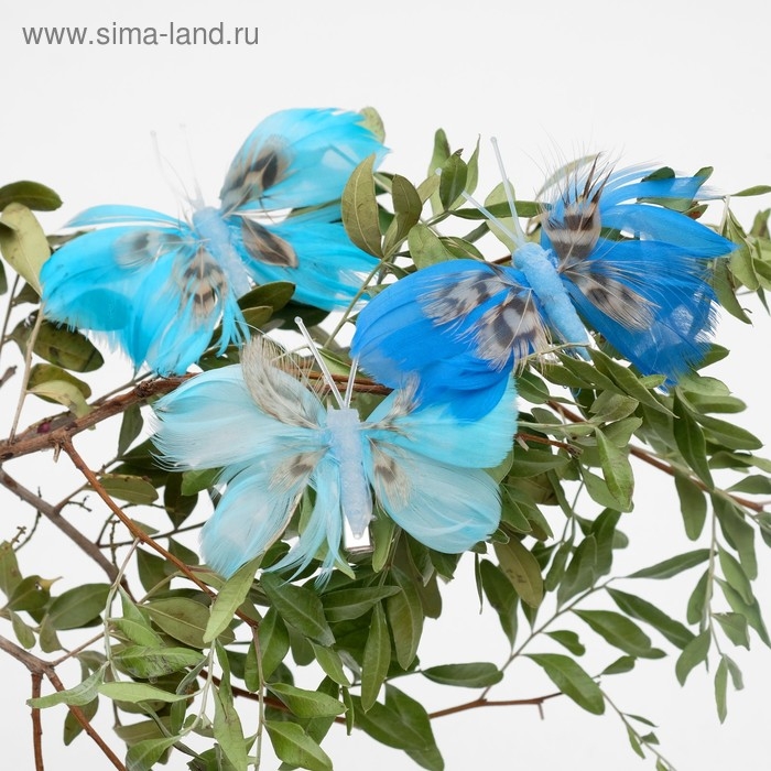 Бабочка для декора и флористики, на прищепке, пластиковая, микс, 1 шт., 8 х 7 х 1 см Бабочка для декора и флористики, на прищепке, пластиковая, микс, 1 шт., 8 х 7 х 1 см