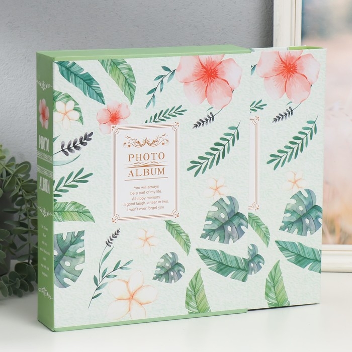 Фотоальбом на 200 фото 13х18 см Фотоальбом на 200 фото 13х18 см "Гавайи" МИКС 29,5х23х5,5 см