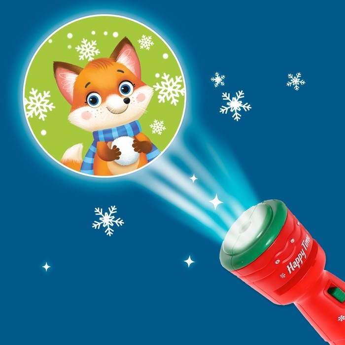 Проектор-фонарик «Волшебные истории», 3 слайда, 24 картинки, цвета МИКС Проектор-фонарик «Волшебные истории», 3 слайда, 24 картинки, цвета МИКС