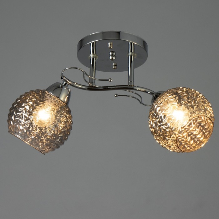 Люстра Люстра "Эрион" 2хЕ27 40Вт хром 44х18х24 см BayerLux