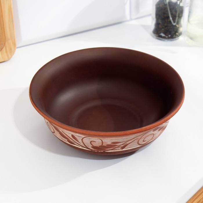 Тарелка глубокая 0,55 л, 5х16х16 см, ангоб Тарелка глубокая 0,55 л, 5х16х16 см, ангоб