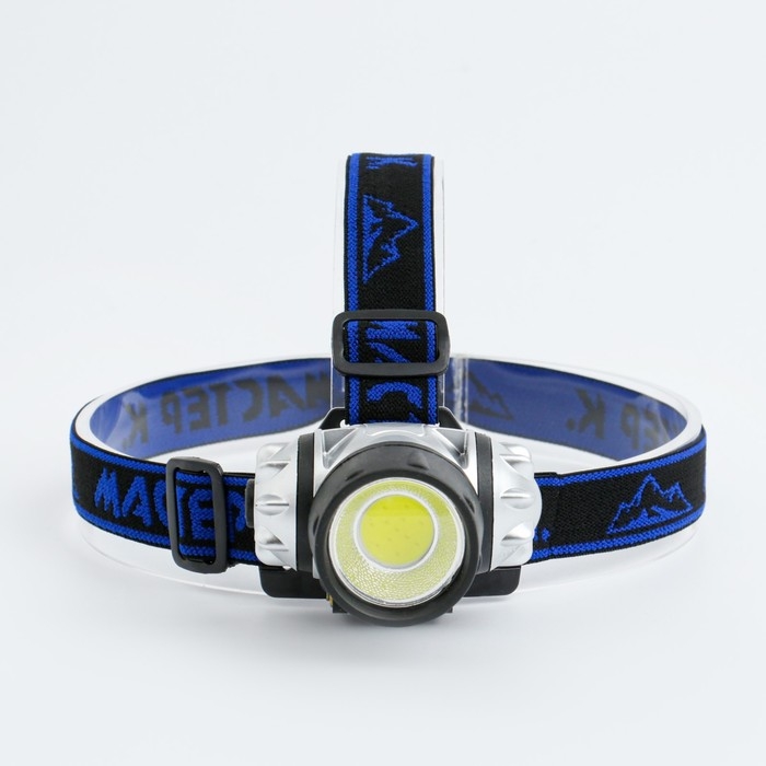 Фонарь налобный  Фонарь налобный "Мастер К.", 3 ААА, 5 х 7 см