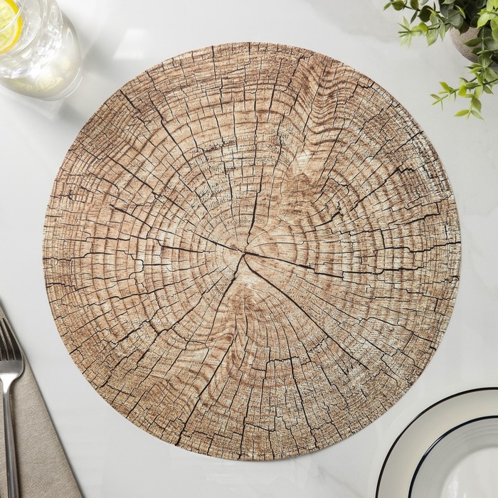 Салфетка сервировочная на стол «Палисандр», d=36 см Салфетка сервировочная на стол «Палисандр», d=36 см