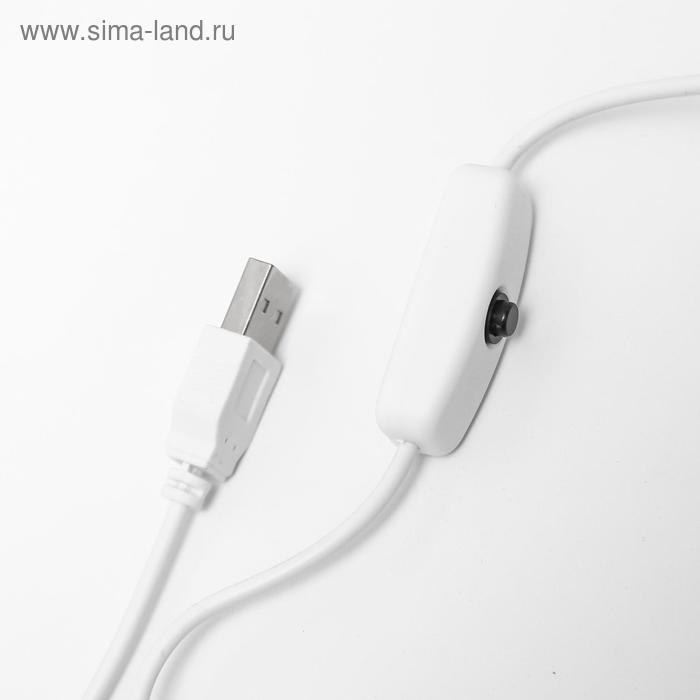 Лампа на прищепке Лампа на прищепке "3мейка" 1Вт 14 LED USB розовый 9х3,5х42 см RISALUX