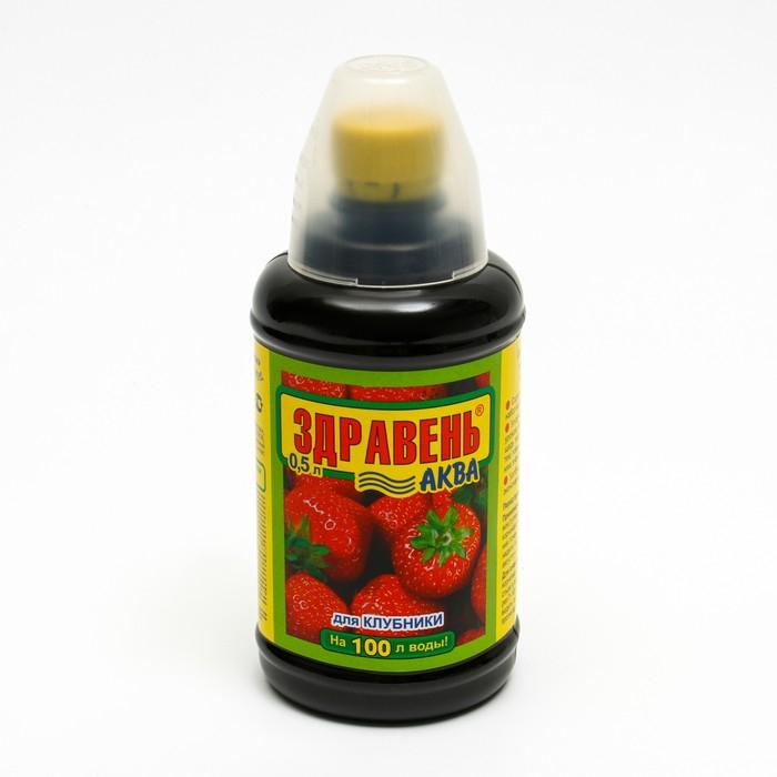 Удобрение органоминеральное Здравень АКВА  Удобрение органоминеральное Здравень АКВА "Клубника", 0,5 л