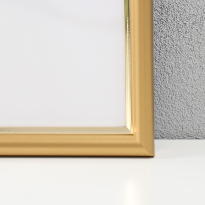 Фоторамка пластик Фоторамка пластик "МИРАМ" 30х30 см, 636411-33, золото (пластиковый экран)