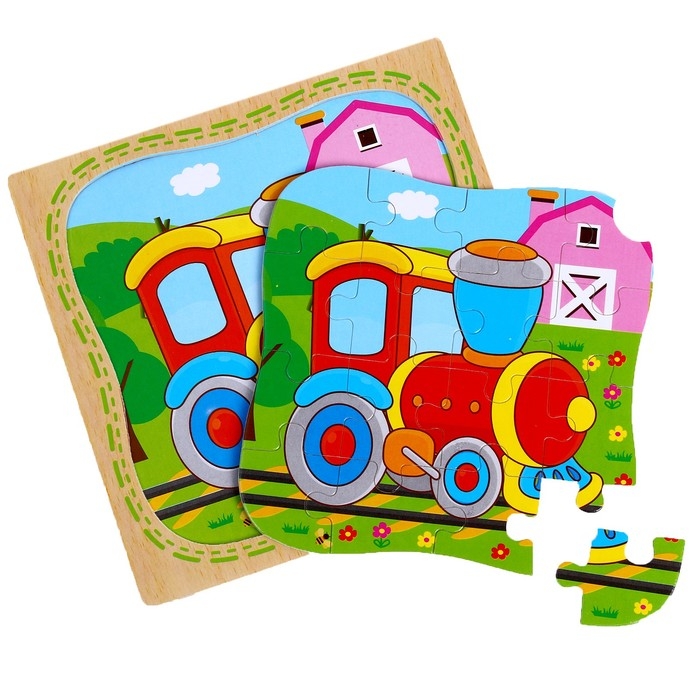 Пазл в рамке «Паровоз» Пазл в рамке «Паровоз»