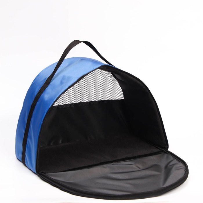 Сумка - переноска для животных, полукруглая, нейлон, 42 х 22 х 29 см, василек Сумка - переноска для животных, полукруглая, нейлон, 42 х 22 х 29 см, василек