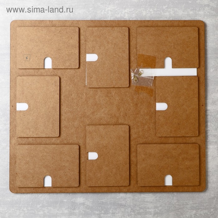 Фоторамка ХДФ  Фоторамка ХДФ "Best moments" на 8 фото 10x15 см (пластиковый экран)