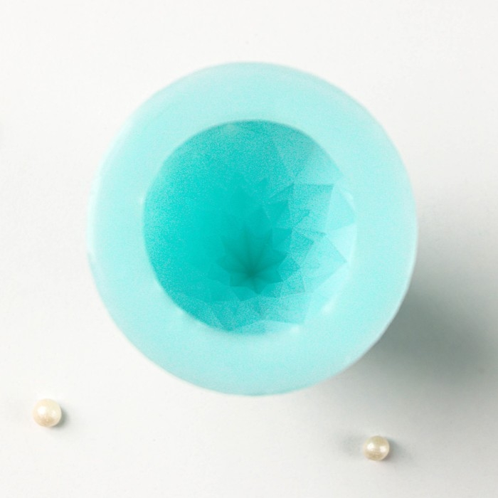 Силиконовый молд «Ёлочка геометрическая», 5×5×6 см, цвет бирюзовый Силиконовый молд «Ёлочка геометрическая», 5×5×6 см, цвет бирюзовый