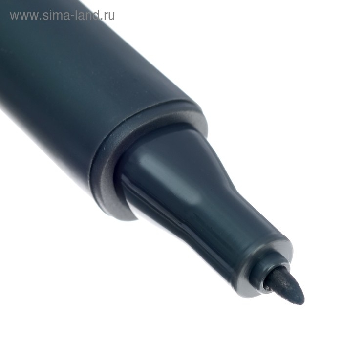 Маркер художественный, ЗХК  Маркер художественный, ЗХК "Сонет" TWIN, двусторонний: пулевидная/скошенная, спиртовая основа, чёрный, 164125-120