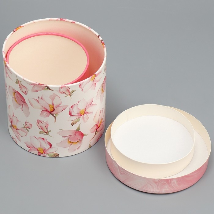 Набор шляпных коробок 2 в 1, упаковка подарочная, «With love», 13 х 13, 16 х 16 см Набор шляпных коробок 2 в 1, упаковка подарочная, «With love», 13 х 13, 16 х 16 см