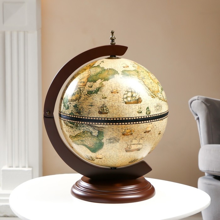 Глобус бар декоративный Глобус бар декоративный "Карта капитана" 38х33х48 см