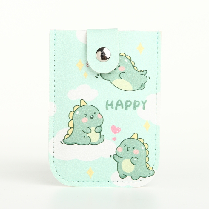 Картхолдер на кнопке, цвет зелёный Картхолдер на кнопке, цвет зелёный