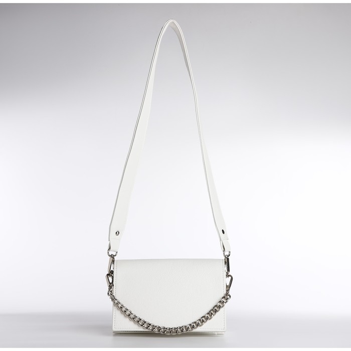Сумка женская TEXTURA, мессенджер, маленький размер, цвет белый Сумка женская TEXTURA, мессенджер, маленький размер, цвет белый