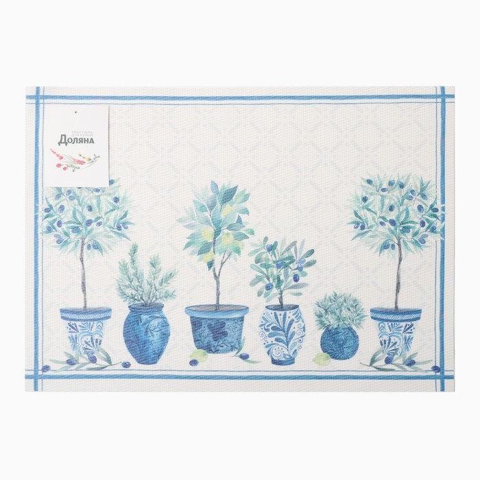 Салфетка на стол Доляна Салфетка на стол Доляна "Лимончики" 40*29см