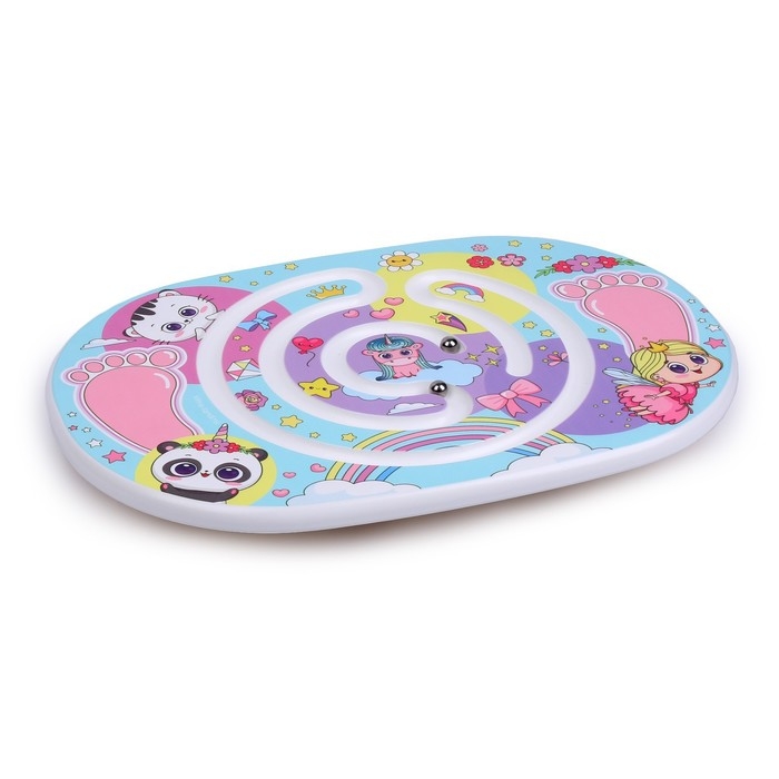 Балансборд балансир для детей с лабиринтом «Для девчонок» Балансборд балансир для детей с лабиринтом «Для девчонок»