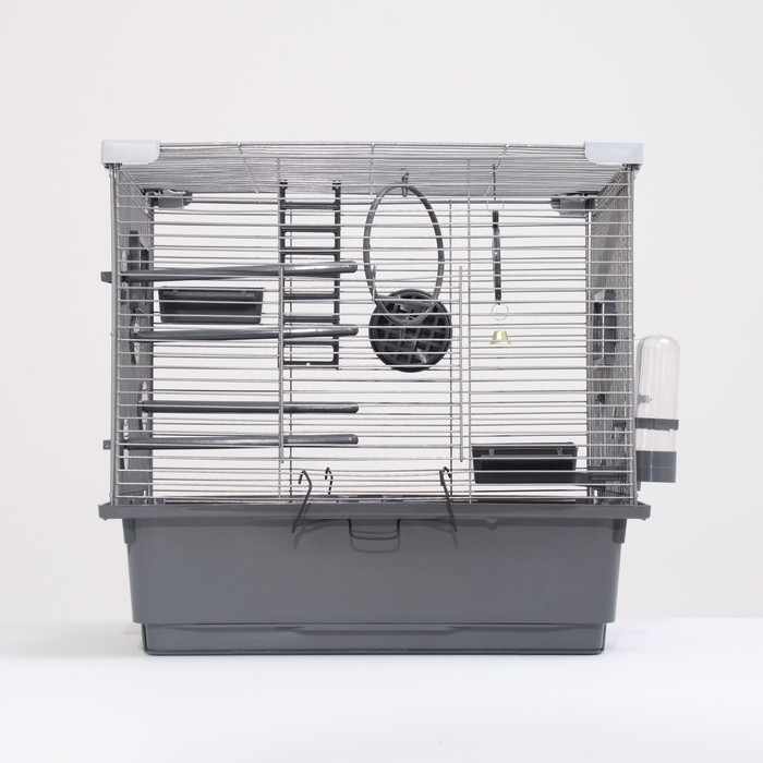 Клетка для птиц Клетка для птиц "Пижон" №100, разборная, 42 х 30 х 37см (укомплект.) серая