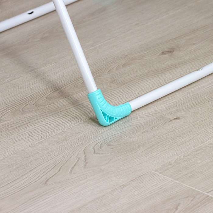 Сушилка для белья напольная складная, рабочая длина 18 м, высота от пола 95 см, ширина 54 см, цвет белый Сушилка для белья напольная складная, рабочая длина 18 м, высота от пола 95 см, ширина 54 см, цвет белый