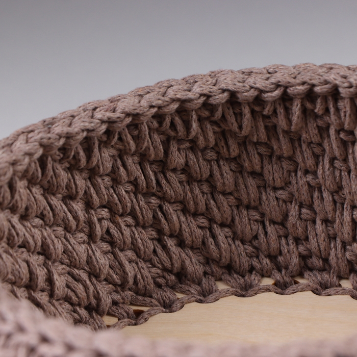 Корзинка  Корзинка "Малышка", 16 х 7,5 см, кофейный, хлопок