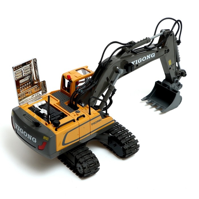 Экскаватор радиоуправляемый «Стройка», металлический ковш, работает от аккумулятора Экскаватор радиоуправляемый «Стройка», металлический ковш, работает от аккумулятора