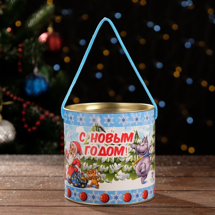 Новый год. Подарочная коробка, тубус «Весёлые зверята» 120 х 120 мм (100 мм внутр. высота). Новый год. Подарочная коробка, тубус «Весёлые зверята» 120 х 120 мм (100 мм внутр. высота).