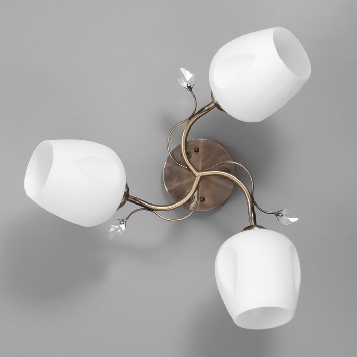 Люстра Люстра "Белинда" 3х40вт Е27 Бронза 49х19х23см