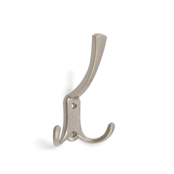 Крючок мебельный ТУНДРА TKT003 LIGHT, трехрожковый, матовый никель Крючок мебельный ТУНДРА TKT003 LIGHT, трехрожковый, матовый никель