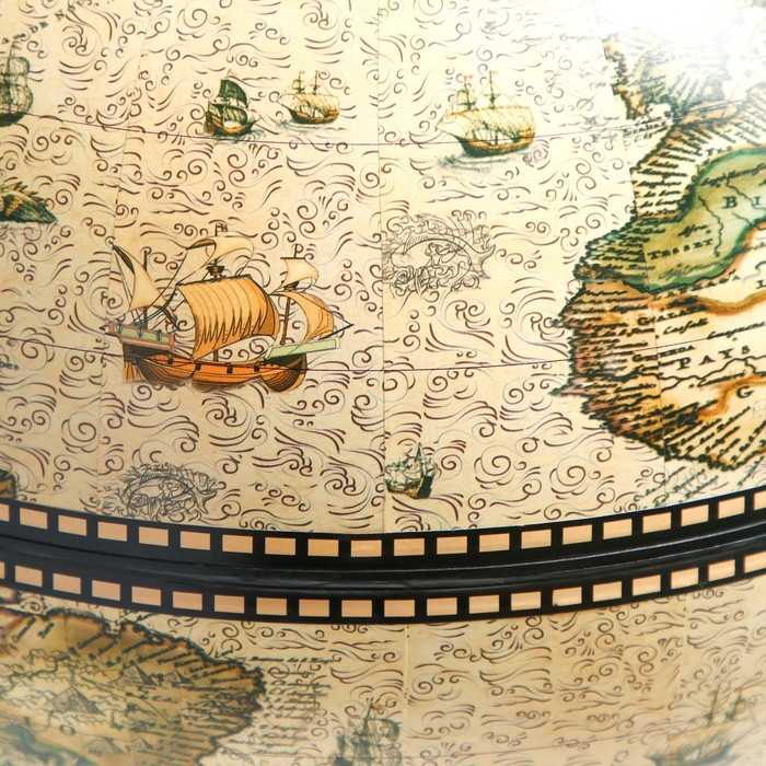 Глобус бар декоративный Глобус бар декоративный "Карта капитана" 38х33х48 см