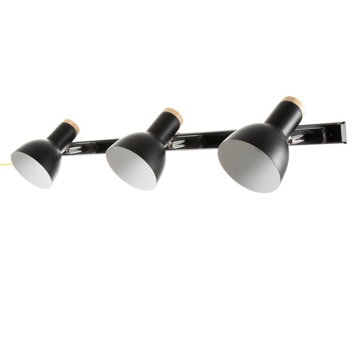Спот Спот "Бейкер" 3хЕ27 40Вт черный 100х17х12 см