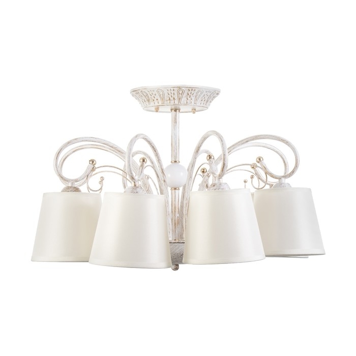 Люстра 2150/8 E14 40Вт белый с золотой патиной 79х79х35 см BayerLux