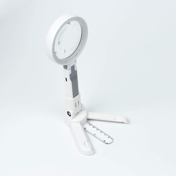 Лупа складная на подставке, кратность 5,11, линза 65мм Лупа складная на подставке, кратность 5,11, линза 65мм