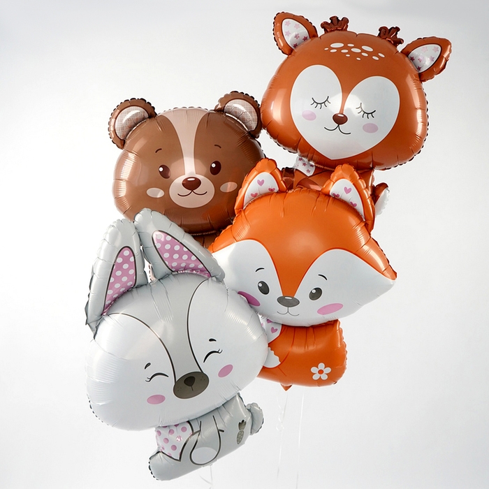 Фольгированный шар 34" &laquo;Лисичка. Волшебный лес&raquo;, фигура