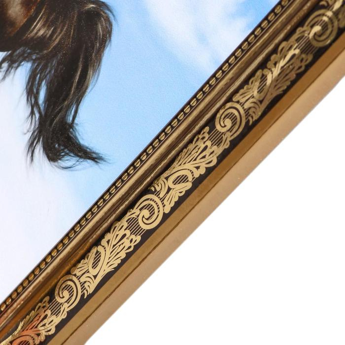 Картина  Картина "Табун лошадей" 40*120 см рамка МИКС