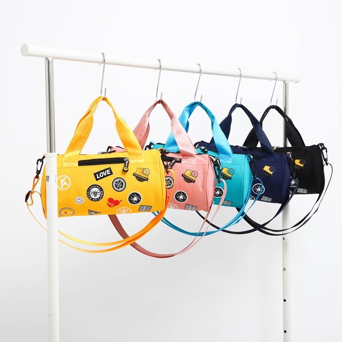 Сумка молодёжная на молнии, цвет чёрный Сумка молодёжная на молнии, цвет чёрный