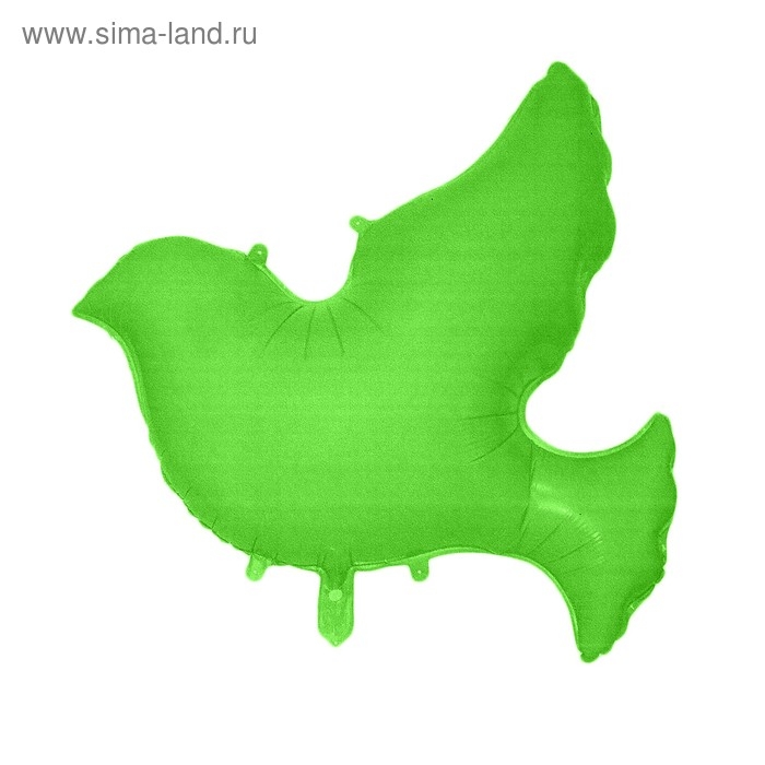 Шар фольгированный 34" "Голубь", цвет зеленый