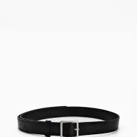 Ремень жен 05-01-02-01, Июнь2508, 3*0,3*110 см, без винта, пряж мат металл, 1 прокол, черн   1090314