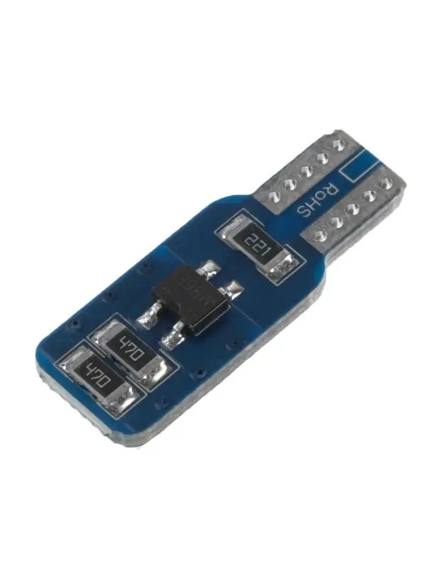 Автолампа светодиодная TORSO, T10 W5W, 12 В, 1.3 Вт, 33 LED, свет белый