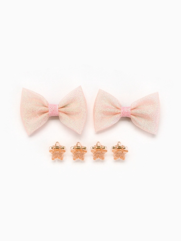 Бант для волос 2 шт, крабики «Ослепительно Красивая», 8 х 12,5 см Бант для волос 2 шт, крабики «Ослепительно Красивая», 8 х 12,5 см