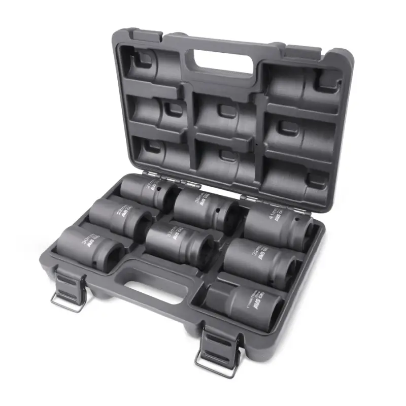 Набор головок для механического гайковерта 1"DR (22-41мм) (8 предметов) AVS NGL01-8I