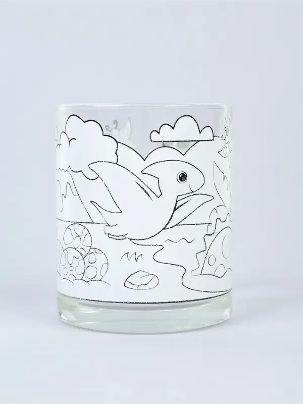 Кружка для росписи + игрушка  "Дино" (без краски)