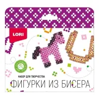 Фигурки из бисера. Брелоки "Лошадка, подкова" Бис-107