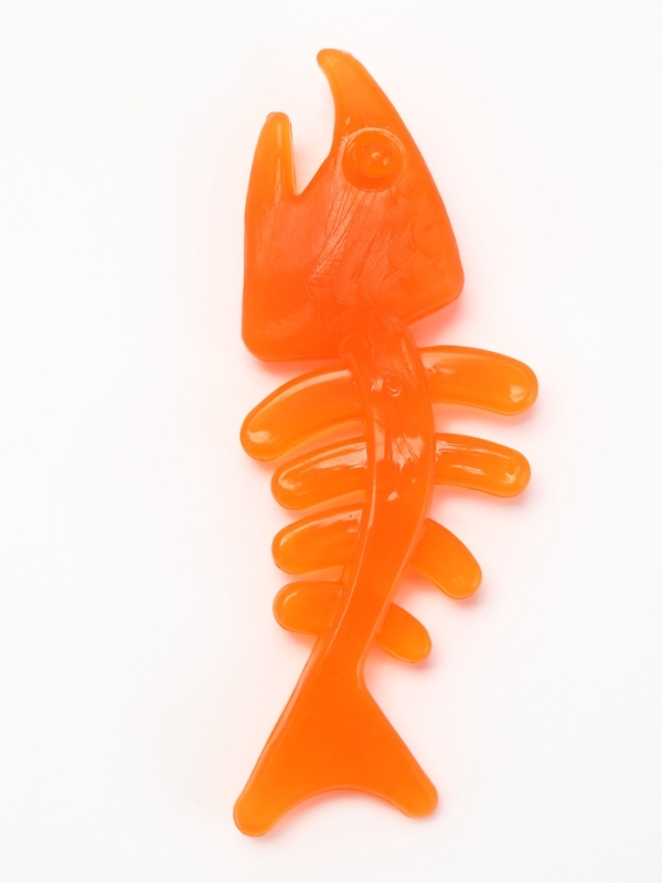 Игрушка жевательная Игрушка жевательная "Планктон" прозрачная, PP, 12,5 см, оранжевая