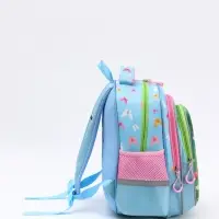 Ранец с эргономичной спинкой 3 отделения, средний "Зая"