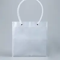 Пакет подарочный с квадратным дном, прозрачный, 25&times;25&times;25 см