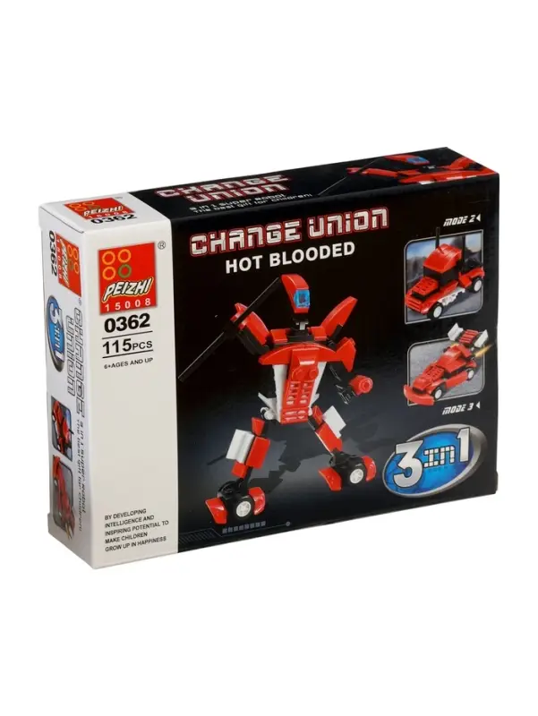 Конструктор &laquo;Робот&raquo;, 106 деталей, 3 варианта сборки, МИКС