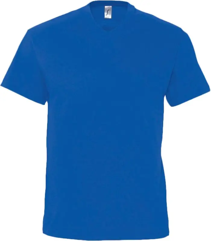 Футболка мужская с V-обр. вырезом Victory 150 ярко-синяя, размер S