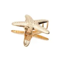Краб для волос "Лейла море" морская звезда, 6 см, золото