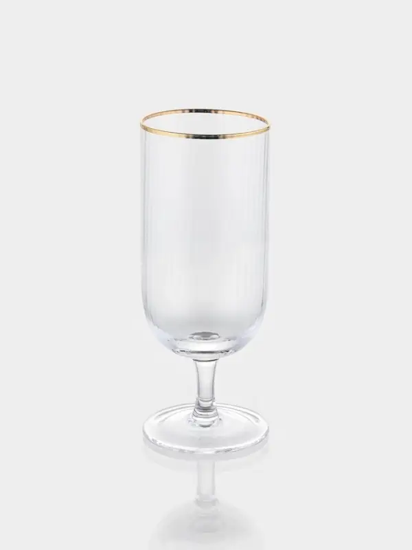 Набор бокалов для пива Набор бокалов для пива "Руно" на ножке, 390 мл, 6 шт, р-р 1й шт 17,5х7 см