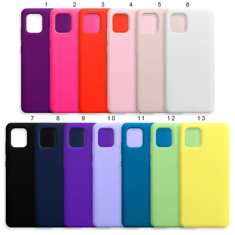 Чехол Samsung Note 10 Lite Silicone Cover Чехол Samsung Note 10 Lite Silicone Cover